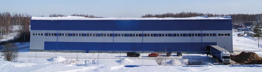 Неотапливаемый склад №4 готовой продукции стеклянной посуды